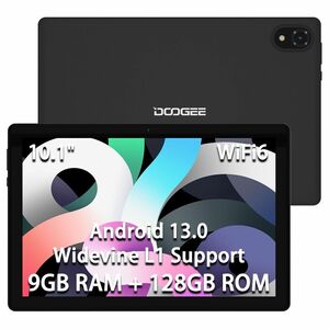 New DOOGEE U10 10.1 in Tablet 9GB+128GB/TF 1TB 5060mAh Android 13 Tablet Wi-Fi 6 海外 即決