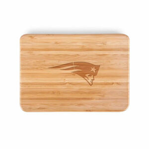 New England Patriots NFL 8'' Team Logo Wooden Organic Bamboo Bar Cutting Board 海外 即決
