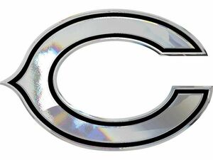 NFL Chicago Bears Chrome Metal 3D Auto Emblem Logo 海外 即決