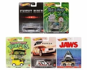 2023 Hot Wheels Retro Entertainment Q Case 5 Car Set JAWS Diecast Car Model 1/64 海外 即決