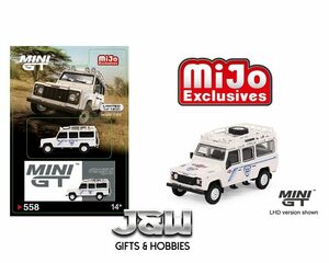 Mini GT Land Rover Defender 110 91 Safari Rally Martini Racing Support #558 1/64 海外 即決