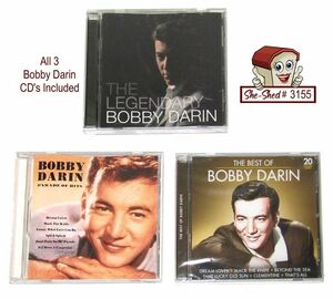 Bobby Darin Lot of 3 CDs The Best of Bobby Darin /new, Parade of Hits, Legendary 海外 即決