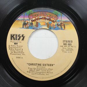 ロック 45 KISS - Christine Sixteen / Shock Me On Casablanca 海外 即決