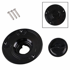 CNC Fuel Gas Tank Cap Cover Fit Yamaha YZF600 YZF1000 FZ1 FZ6 R1 R6R50 Black 海外 即決