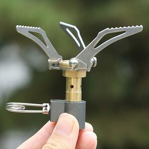 Mini Pocket Stove Outdoor Camping Gas Burner Portable Picnic Hiking Backpac Y2P4 海外 即決