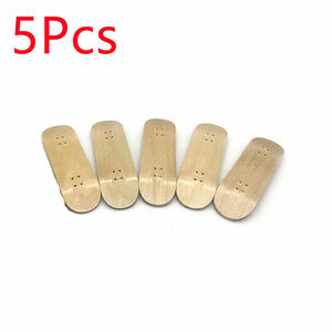 5pcs Handmade Wooden Fingerboards Lot Tech Deck 30mm x 100mm Maple 5 Ply 海外 即決