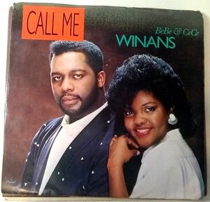 BeBe & CeCe Winans, Call Me ~ 1987インチ Capitol 45 +PS 海外 即決