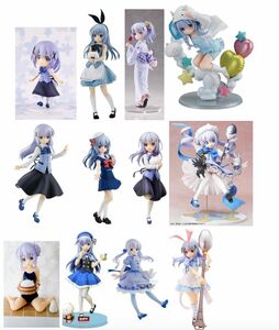 Chino scale figure bundle (5x scale), 19 figures | is the order a rabbit figures 海外 即決