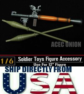 1/6 Scale ZY Toys Soldiers Model Antitank Bazooka RPG-7 WWC Weapon U.S.A. SELLER 海外 即決