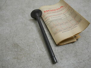 Honda NOS CB100, CB125, CL100, SL100, Exhaust Valve, # 14721-324-010. S-166/1 海外 即決