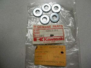 NOS Kawasaki 8.5x20x1.6 Plain Washers 71 F6 79-80 KX80 80 KDX80 92022-195 Qty5 海外 即決