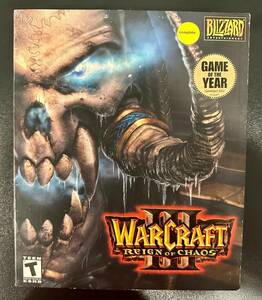 WarCraft III: Reign of Chaos (Windows/Mac, 2002 Blizzard) Open Box 海外 即決