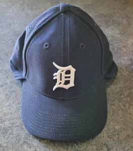 New Era Authentic MLB Detroit Tigers Navy Ear Flaps Fitted Hat Cap Small Medium 海外 即決