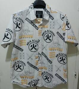 Naruto Shippuden Collection VINTAGE Ninja Anime men's short sleeve shirt XL 海外 即決