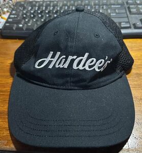 Hardees Employee Star Hat Crew Work Fast Food Uniform Apparel Burgers Cap #TP 海外 即決