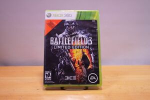 Battlefield Limited Edition 3 (Xbox 360, 2011) With purchase receipt, resealed 海外 即決