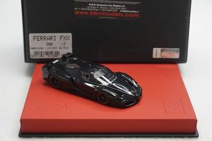 1/43 BBR FERRARI FXX EVO GLOSS BLACK RED LEATHER BASE SET LE 20 N MR 海外 即決