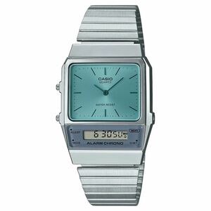 Casio Vintage Series Silver Blue Retro Style Digital Classic Watch AQ-800EC-2A 海外 即決