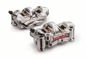 Brembo GP4-RX CNC Front Brake Radial Calipers Kit Nickel Finish 108mm GP4RX 海外 即決