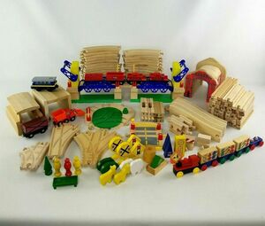 Wood Train Tracks Compatible Battat Thomas Draw Bridges Tunnels Accessory Pieces 海外 即決