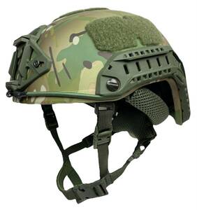 Multicam Super High Cut NIJ IIIA Maritime Ops Combat Ballistic Helmet V50 Large 海外 即決