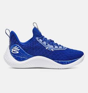 Men アンダーアーマー Team Curry 10 バッシュ 30cm(US12).5 ブルー White 3026624 401 海外 即決