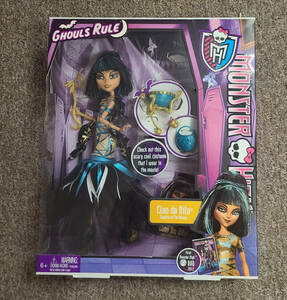 MONSTER HIGH - Cleo de Nile Ghouls Rule Barbie style Fashion Doll Mattel NEW 海外 即決