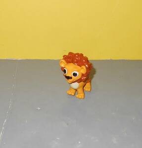 Mini Big Eyed Figure PVC 1.5" Lion Play Figure / Cake Topper 海外 即決