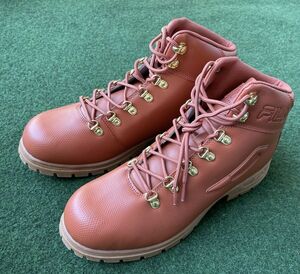 メンズ 30cm(US12) FILA USA Diviner レザー Hiking/ Work Boot オレンジ/ Tan 1HM00552-200 海外 即決