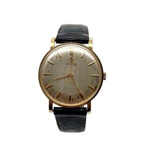 OMEGA Vintage 14K Gold Manuel Wind Watch for Men 海外 即決