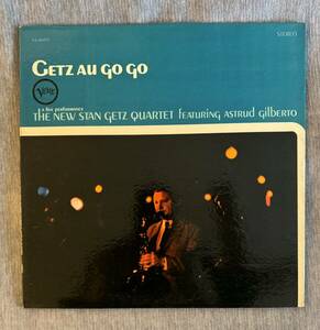 Stan Getz Au Go Go Astrud Gilberto バイナル LP - 1964 - Verve V6-8600 -STEREO VG/VG 海外 即決