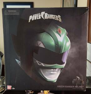 NEW Green Ranger Helmet Mighty Morphin Power Rangers Legacy Collection 1:1 Scale 海外 即決