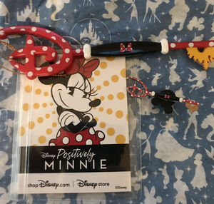 Disney Store Exclusive Minnie Mouse Key & Pin 海外 即決