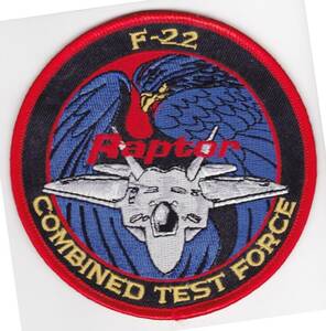 Lockheed Martin F-22 Raptor Combined Test Force "CTF" Patch 海外 即決