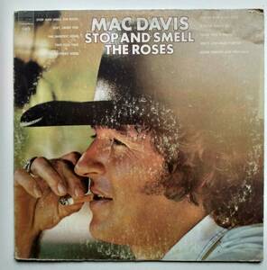 Mac Davis - ストップ / And Smell The Roses - LP (KC 32582) 1974 Columbia Records 海外 即決