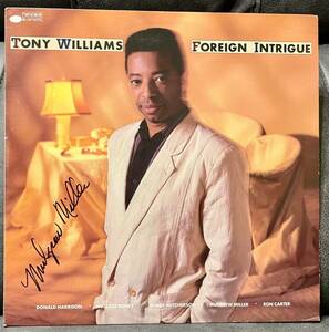 Tony Williams 'Foreign Intrigue' LP - SIGNED by Mulgrew Miller!! 海外 即決