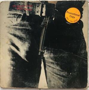 The ローリング・ストーンズ - Sticky Fingers - 1971- レア WHITE LABEL PROMO 海外 即決