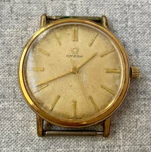 Vintage OMEGA Cal 601 Watch 131.019 Manual Movement Men Beige Dial To Restore 海外 即決