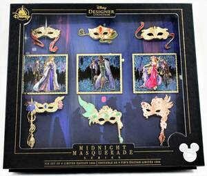 D23 Expo 2019 Midnight Masquerade Princess Pin Set Of 9 Limited Edition 1000 海外 即決