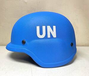 Combat Helmet Blue UN , Size L , #1004 海外 即決