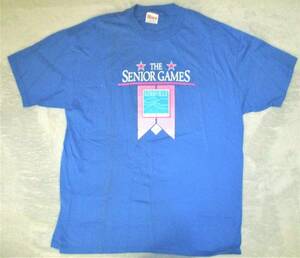 Vintage "The Senior Games" T Shirt - Kerrville, Tx - 2001 - X Large - Hanes 海外 即決