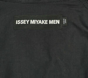 Issey Miyake Men Hooded Jacket Size 5 Zip Button Pockets Black 海外 即決
