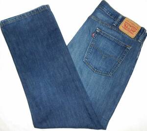 40x30 Levi Strauss '514 Straight Fit' Blue Jeans 100% Cotton Men's Denim Red Tab 海外 即決
