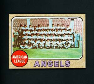 California Angels 1968 Topps Team Card #252 NM-MT+ 海外 即決