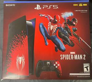 Playstation 5 Console*disc*Marvel's Spider-Man 2 Limited Edition Bundle*no game* 海外 即決