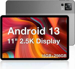 DOOGEE T30 PRO 11'' 2.5K Tablet 15+256GB Android 13 Octa-Core PC 8580mAh Hi-Res 海外 即決