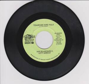Jack Blanchard & Misty Morgan Tennessee Bird Walk 45 RPM 7" Record 海外 即決