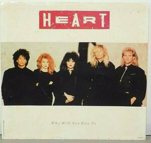 (PS ONLY) HEART WHO WILL YOU RUN TO 7" 45 RPM PICTURE SLEEVE 海外 即決