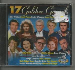 17 GOLDEN GOSPEL - GEORGE JONES, PORTER WAGONER, KITTY WELLS, OAK RIDGE BOYS, RE 海外 即決