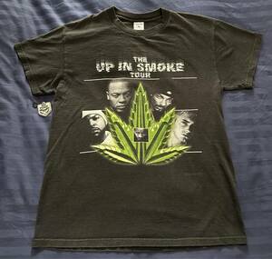 Vintage 2000 Y2K "Up In Smoke Tour" Rap Tee sz M Eminem Snoop Dog Ice Cue Dre abroad prompt decision 